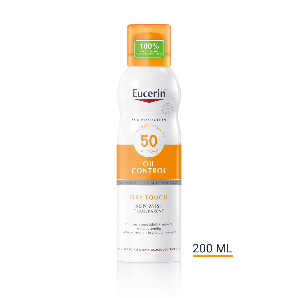 Eucerin Sun Oil Control Mist Transparent Dry Touch SPF50 200ml  (B)
